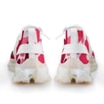 thumbnail image 6 of Peach Red, Love, Module Walking Shoes for Men Woman Lightweight Tennis Fashion Elastic Sports Shoes Cushion Basketball Shoes, 6 of 7