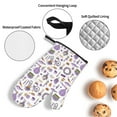 thumbnail image 3 of Fotbe Lavender Flowers for 4Pcs Oven Mitts and Pot Holders, 500℉ Heat Resistant Oven Mitts , Non-Slip Silicone Surface Safe for Baking, Cooking, BBQ, 3 of 6