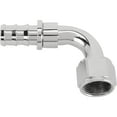 thumbnail image 5 of 90 Degree Socketless Push-On Hose End Fitting, Nickel, -12 AN, 5 of 6