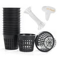 thumbnail image 4 of Mesh Plant Cups, Reusable Plastic Uniform Drainage Water Planting Basket 12PCS  for Soilless Cultivation, 4 of 8