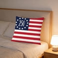 thumbnail image 3 of Independence Day Pillowcase 18x18 Inches 1PC, 4th of July Patriotic USA Flag Throw Pillow Cover, Memorial Day Farmhouse Decor Cushion Case for Couch Sofa Home&nbsp;Outdoor, 3 of 7