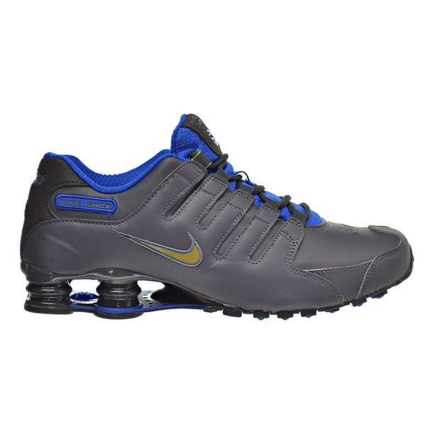 Nike - Nike Shox NZ SE Men's Shoes Dark Grey/Metallic Gold/Hyper Cobalt ...