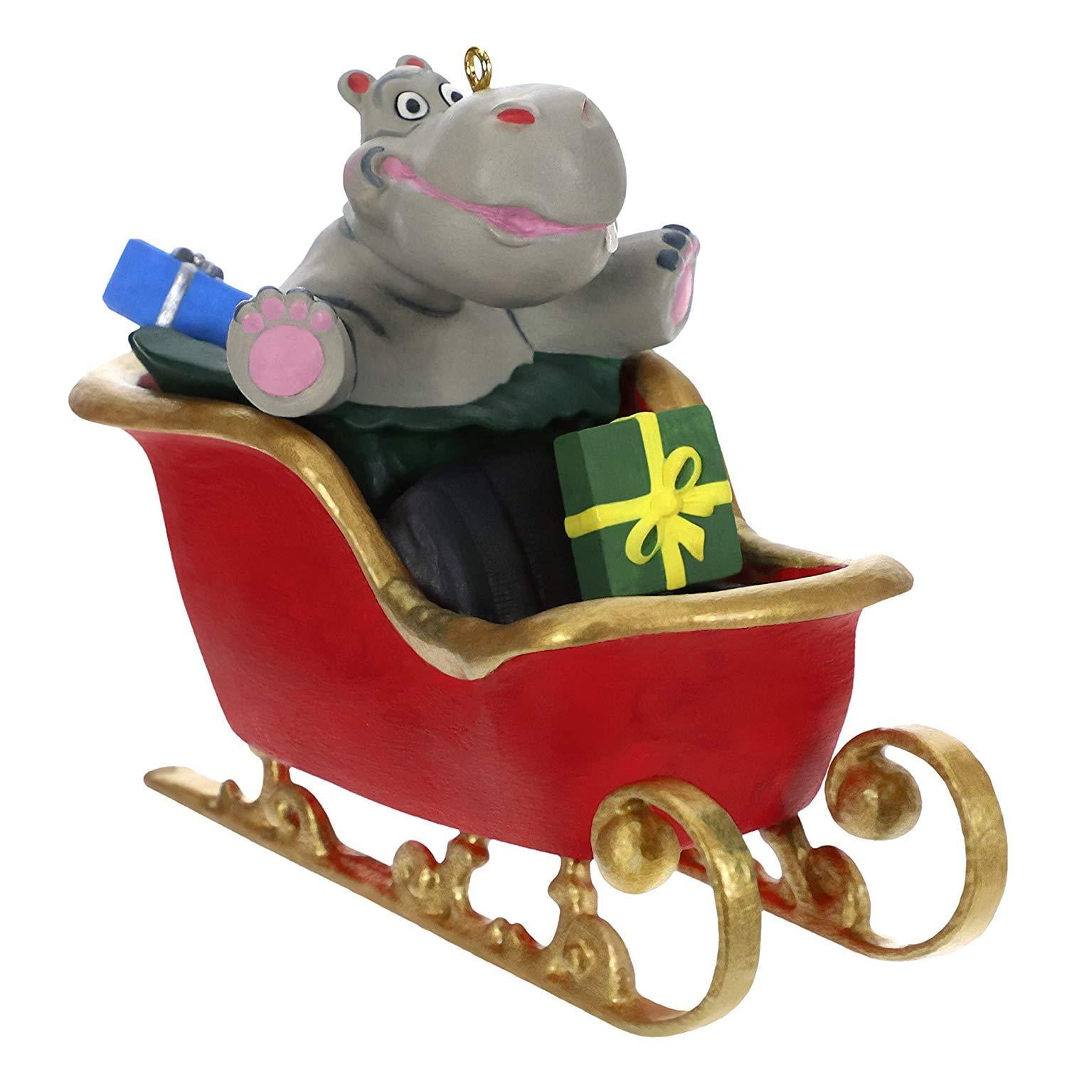 Hallmark Keepsake 2019 I Want Hippopotamus Christmas Ornament New Box