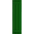 thumbnail image 5 of Ekena Millwork 16 1/8"W x 58"H True Fit PVC Three Board Joined Board-n-Batten Shutters, Viridian Green (Per Pair - Hardware Not Included), 5 of 9