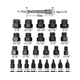 thumbnail image 2 of 26 Pcs d'Outils de Retrait de Vis Cassés pour Extracteur de Vis, 2 of 6