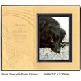 thumbnail image 3 of Pet Lover Remembrance Gift, "My Forever Pet" Poem, Memorial Pet Loss Picture Frame Keepsake and Sympathy Gift Package, Ginger with Foil Accent, 3 of 8
