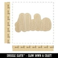 thumbnail image 2 of Aloha Fun Text Wood Shape Unfinished Piece Cutout Craft DIY Projects - 6.25 Inch Size - 1/8 Inch Thick, 2 of 7