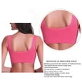 thumbnail image 6 of GEWSEY Breathable Cool Liftup Air Bra,2025 Seamless Wireless Plus Women Yoga Tops Padded Sports Bra Workout Fitness Running (Hot Pink, 42C-D/44A-D), 6 of 6
