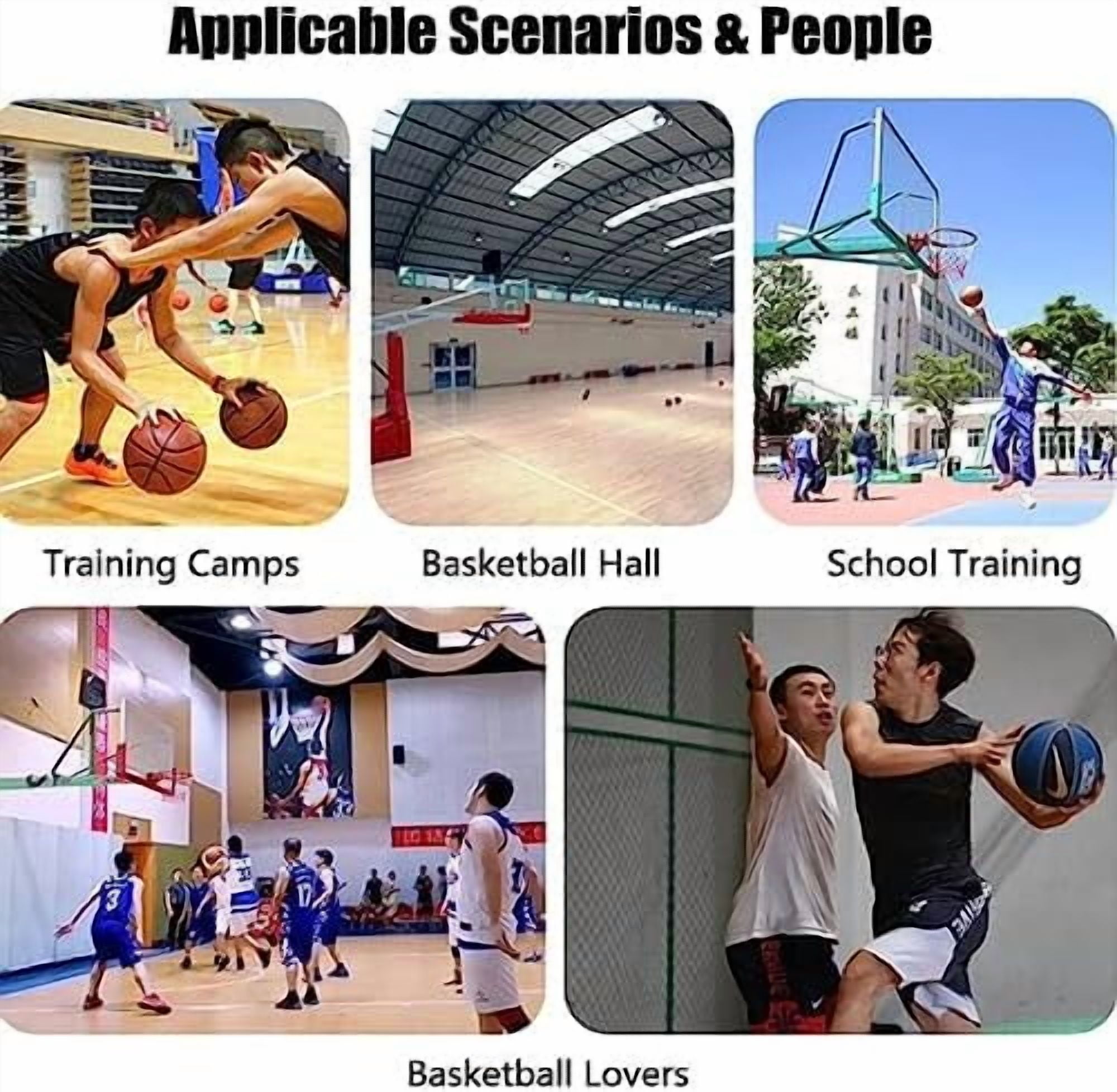 Gamvdout Basketballtrainer Basketball Shot Returner Hanging Basketball Return Attachment for Hoop Large Basketball Return Rotatable  Basketball Shooting Practice Net