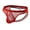 Red, variant on Men's Sexy Fishney Underwear Biniki Briefs Mesh See-Through Underpant Lingerie Stretch Hollow Cool Underpants