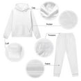 thumbnail image 6 of Uorisanigo Boys Girls Fashion Clothes 2pcs Long Sleeve Santa Claus Yeti Hoodie Sweatshirt and Cargo Jogger Pants with Pockets Fall Winter Sweatpants Outfits Set, 6 of 7