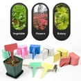 thumbnail image 4 of Amdohai 100 Pcs Plant Labels Colorful T-Type Tags Garden Markers Plastic-Reusable Waterproof, 4 of 9