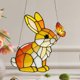 thumbnail image 5 of Adornos de Pascua, regalos de Pascua, conejos de Pascua, estilo acrílico, adorno colgante de granja para ventana, hogar, ventana, jardín, decoración de granja, regalo, colgante, 5 of 7
