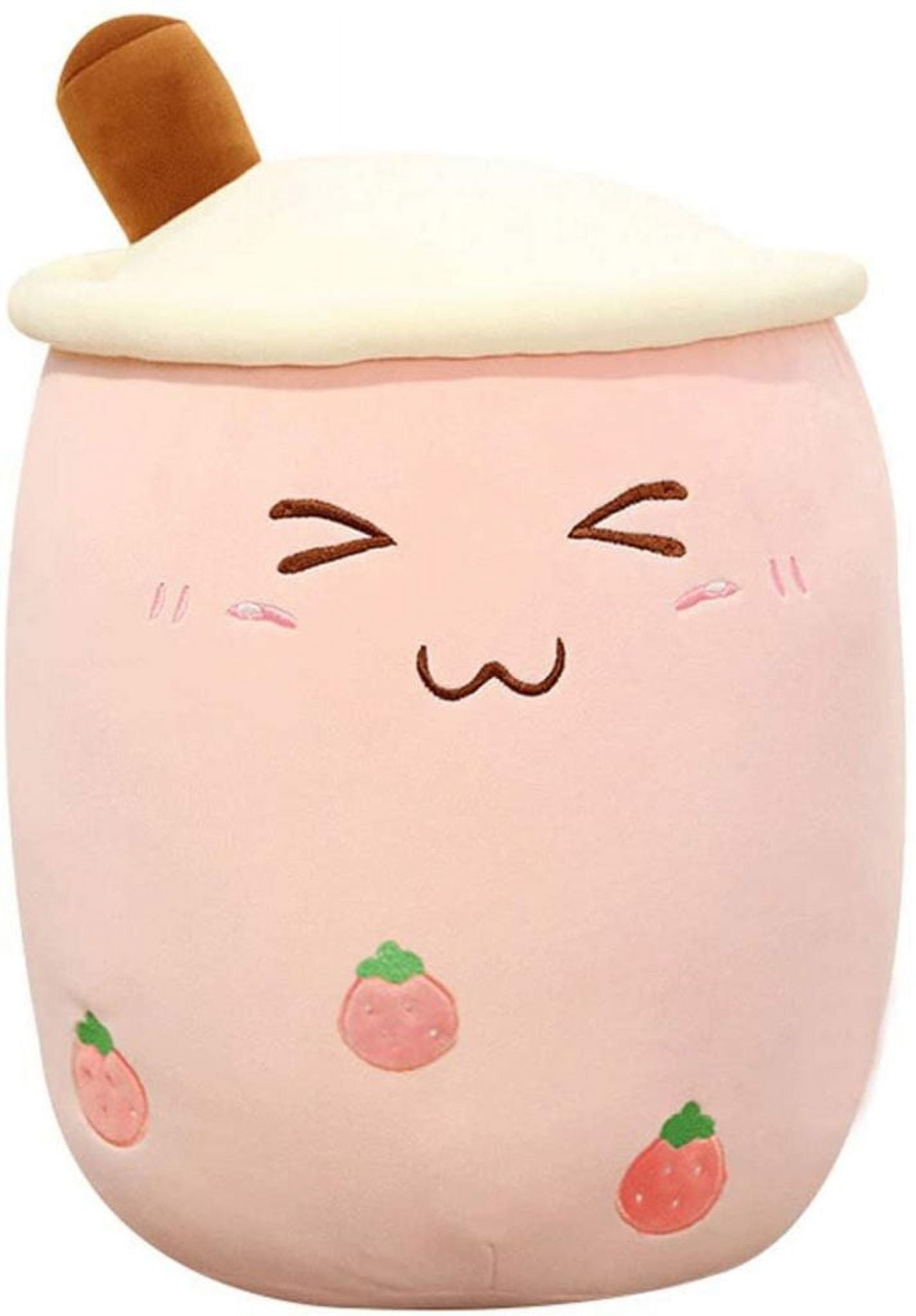 Hpory Bubble Tea Peluche, Oreiller en Peluche Bubble Tea Créatif Boba
