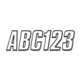 thumbnail image 3 of Hardline Products 800CLBLK 800 Series 3" Letter/Number Kit - Clear/Black, 3 of 3
