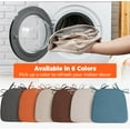 thumbnail image 4 of Chair Cushions for Dining Chairs, D-Shaped Seat Cushions with Removable Washable Cover and Ties, Chair Pads for Kitchen, Indoor Dining Room, Patio Chairs, 17'' x 16'', Set of 4, Khaki, 4 of 15