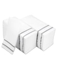 thumbnail image 1 of Toallas de mano desechables Fete Silver Design 200 Linen-Feel, 1 of 7
