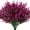 Fuchsia, variant on GRNSHTS 10PCS Artificial Lavender Flowers,Fake Greenery Faux Plastic Artificial Flowers UV Resistant Lavender Bouquets for Wedding Hanging Bouquet Indoor Outdoor Home Garden Office Table Vase