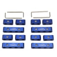 thumbnail image 1 of Ledaut 12 Piezas Azul Bujía Cable Separador Divisor 8 Mm 9 Mm 10 Mm Para Coche De Carreras, 1 of 5