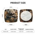 thumbnail image 6 of Fotbe Cute Fallen Leaf Koala Velvet Stretch Couch Cushion Cover Plush Cushion Slipcover for Chair Cushion Furniture Protector Seat Cushion Sofa Cover-16.9in, 6 of 9