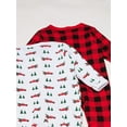thumbnail image 4 of Hudson Baby Baby Cotton Snap Sleep and Play 2pk, Christmas Tree, 3-6 Months, 4 of 6