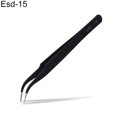 thumbnail image 2 of Trayknick 1 Pc ESD Safe Stainless Steel Anti-Static Tweezers Maintenance Repair Tool, 2 of 8