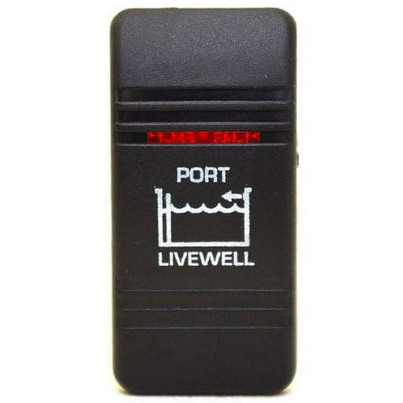 Carling Boat Rocker Switch Actuator Cover | Port Livewell Black