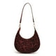 thumbnail image 1 of Bolso Crescent para Mujer Con Leopardo Hobo Cuero PU El () Rojo, 1 of 5
