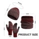 thumbnail image 2 of Gorro de invierno para hombre, bufanda con guantes para pantalla táctil, calentador de cuello, bufanda y guantes para hombre, 2 of 5