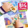 thumbnail image 4 of Cocomelon Stamp Set by Creative Kids - 36+ pcs Wooden Stamps Set - Montessori Birthday Gift for Girls Boys Toddlers Ages 3+, 4 of 7