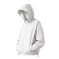thumbnail image 4 of Unir Casual Snap Front Windbreaker Jacket for Women, Stand Collar, Durable Nylon Everyday Outerwear with Pockets, 1 Piece, S-XXL, Plus Size Friendly, 4 of 6
