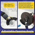 thumbnail image 2 of 3PCS 5/8inch -11 Angle Grinder Extension Shaft Connecting Rod,4 Sets of Flange Lock Nut for Grinder, 2 of 5