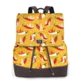 thumbnail image 1 of Balery Hot Chilli Mochila de Cuero para Mujeres, Gran Capacidad, Bolsa de Viaje Multifuncional, Mochila de Cuero y Bolsa de Hombro para Mujeres, 1 of 4