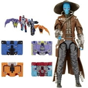 The Black Series Cad Bane Toy 6-Inch Scale The Clone Wars Collectible Action Figure + Transformers Micromaster WFC-GS10 1.5-inch Soundwave Spy Patrol 3rd Unit 4-Pack, Pack of 2