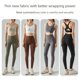 thumbnail image 1 of Pantalones de yoga ajustados de alta resistencia Pantalones deportivos de cintura alta con fruncido abdominal Pantalones de fitness de secado rápido finos y muy elásticos, 1 of 4