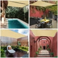 thumbnail image 2 of Yescom 12x12 Ft 97% UV Block Square Sun Shade Sail Canopy Outdoor Patio Yard Poolside, 2 of 10