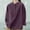 Purple, variant on Endives Womens Cotton Linen Shirt Long Sleeved Shirt Button Down Shirt Collared Blouse for Women Purple