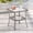 Gray, variant on ACEGOSES Outdoor Water-Proof and Rattan Powder-coated Steel and HIPS End Table, Grey/Brown