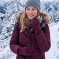 thumbnail image 5 of BadPiggies Women's Winter Warm Gloves with Sensitive Touch Screen Texting Fingers Fleece Lined Windproof Driving Gloves (Wine Red), 5 of 7
