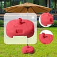 thumbnail image 5 of koolsoo Base de Parasol de Patio Carrée Robuste Remplie d'Eau pour Jardin Arrière-Cour Plage Rouge, 5 of 5