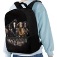 thumbnail image 4 of KUIFORTI Kids Girls Boys Schoolbag Ergonomic Backpack 17 Inch Students School Stationery Bag for Teens Children Toddlers,Horse Print, 4 of 6