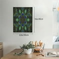 thumbnail image 2 of Gaeub Peacock Feathers Print Canvas Wall Art for Bathrooms Bedroom,Wall Decor,Framed Artwork for Wall,Modern Wall Decorations Prints Picture,Home Decor Wall Pictures 30" x 40", 2 of 8