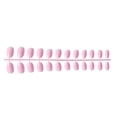 thumbnail image 2 of Vogacara 24 piezas de uñas postizas de ataúd resistentes a los arañazos de bailarina corta coloridas uñas acrílicas artificiales de color sólido DIY Juegos de manicura 7taro polvo morado Vogacara CE011412-07, 2 of 4