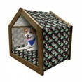 thumbnail image 1 of Angel Wings Pet House, Cartoon Girl with Fishes in a Bird Form Tale Fantasy Character Cartoon, Outdoor & Indoor Portable Dog Kennel with Pillow and Cover, 5 Sizes, Multicolor, by Ambesonne, 1 of 5