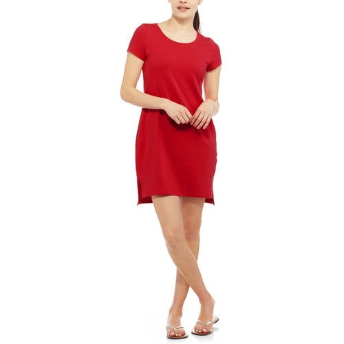 Red T Shirt Dress Walmart Discount, 54 ...