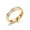 golden single row, variant on Rhinestone Rings Stainless Steel Fashion Jewelry Zircon Rings Women Finger Ring-silver double row-7