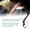 thumbnail image 1 of LED Magnifier Lamp 5X Salon Clamp Mount Eyeliner Manicure  Beauty Light, 1 of 8