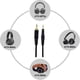 thumbnail image 5 of Replacement Cable for Audio-Technica ATH-M50X M40X M60X M70X Headphones 6.35mm, 5 of 5