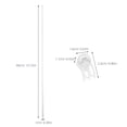 thumbnail image 2 of FUTUREORYY 1Set Clear Acrylic Rod Support Stake for Indoor Plants 15.7X0.4X0.4in, 2 of 8