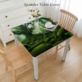 thumbnail image 2 of BANET Natural Green Forest Aisle Print Fabric Decorative table Art Tablecloth Bedspread Picnic Blanket Beach Throw Blanket for Bedroom Hall Dormitory White, 2 of 7